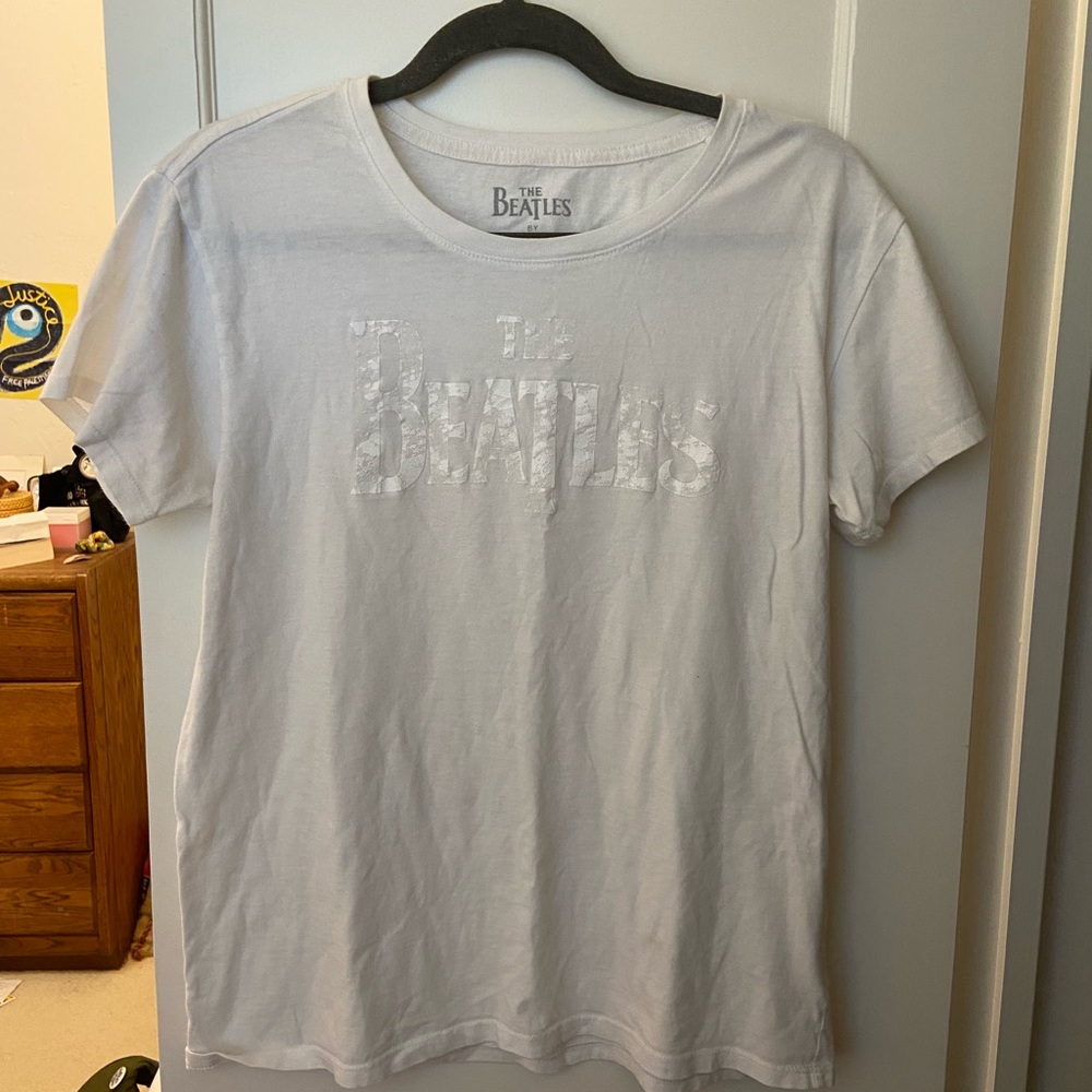 The Beatles band classic white graphic t-shirt S